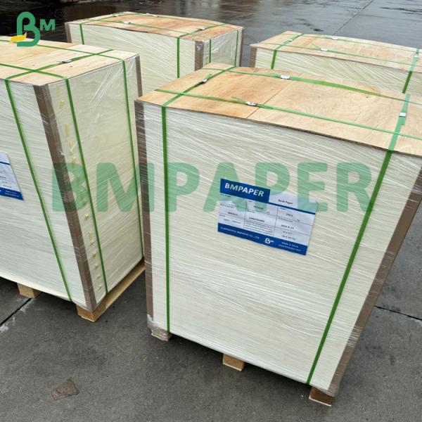 Premium Uncoated Smooth Cream Book Paper 70lb 80lb Text Paper Premium Uncoated Smooth Cream Book Paper 70lb 80lb Text Paper