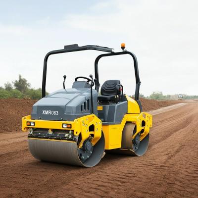 Largura 708mm  XMR083 0,8 Ton Double Drum Roller Compactor do cilindro