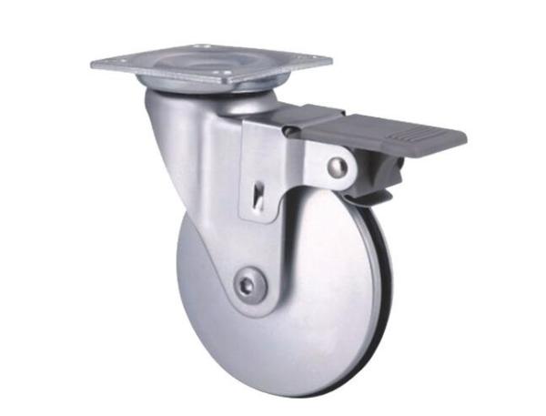 Smooth Running Plastic Caster Wheels For Furniture / Cabinet / Equipment