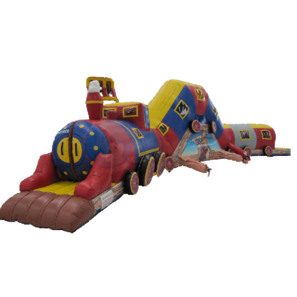 Custom Giant Outdoor Inflatable Obstacle Challenge Park Commercial Fun Playground Equipment Bounce House Obstacle Courses Games