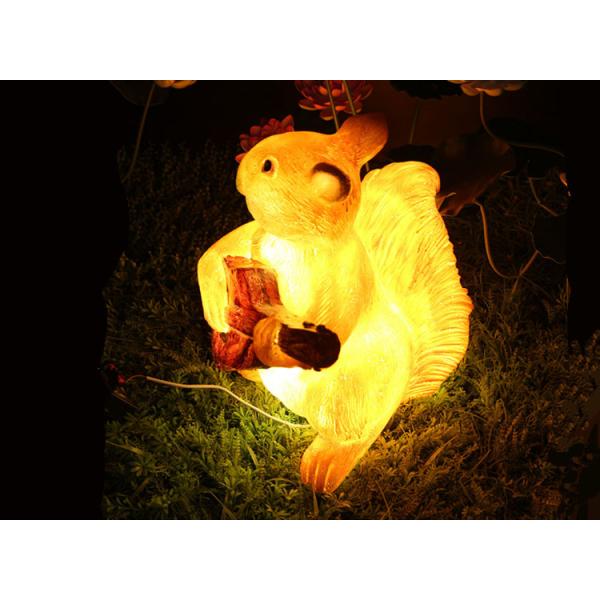 LED squirrel modeling lights resin waterproof landscape animal outdoor park lamp