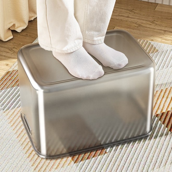 Transparent Storage Box Desktop Living Room Kitchen Sundry Basket Toys Snacks Clothing Home Organize Box
