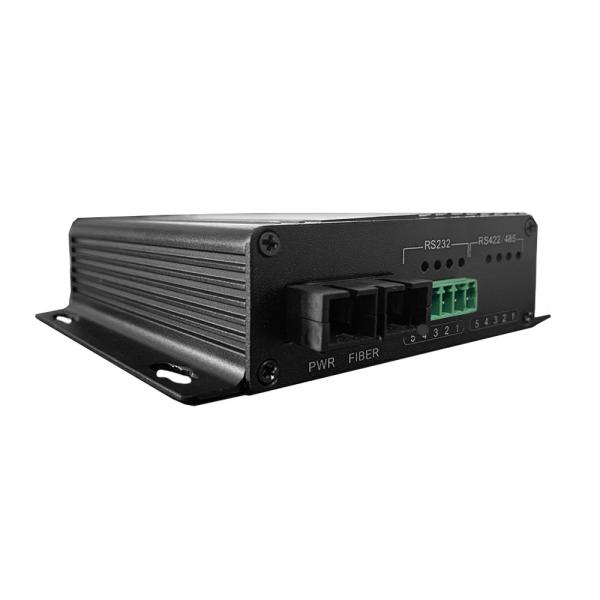 Industrial DIN-Rail RS485 RS422 RS485 Serial Data To Fiber Converter Fiber Optic Modem