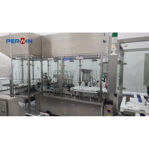 Automatic Animal Vaccine Filling Line with Label Detection and Alarm