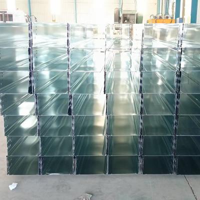 Screws Installation Method Galvanized Wireway Tray Strong Durable Easy To Install