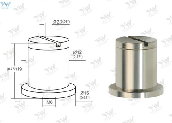 Two - Part Ceiling Cable Hanging System / Wire Suspension Systems Ceiling Attachment