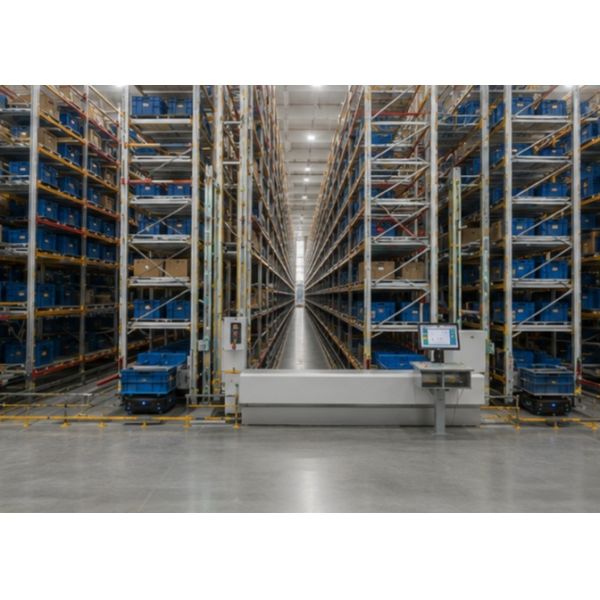 WMS Integrated Bin Stacker Crane for E-Commerce Fulfillment Centers