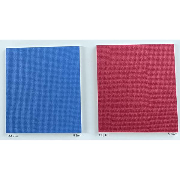 Fabrique Directement Pvc Badminton Roule vers le haut Planchers Vinyle Cour de sport Tapis de sol en caoutchouc Plastique plancher en PVC