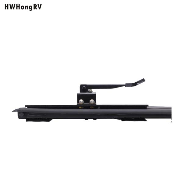 Motorhome rear seat inlaid  floor slider track runner van recessed seat floor rail double lock car seat sliding with 100cm