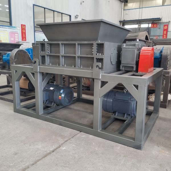 Textile Clothes Nylon Material Processed Double Hob Crusher Scrap Bag Shredder Machine