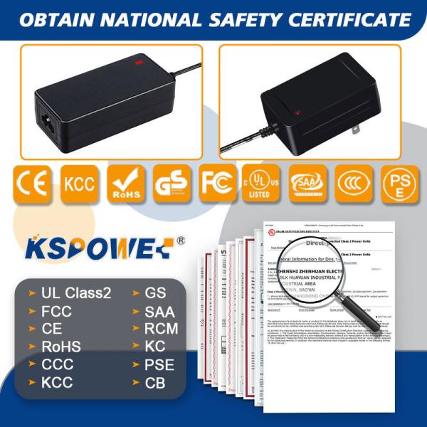 8.4V 37.8V Li Ion Battery Charger 65W Desktop Style Overcurrent Protection High Security