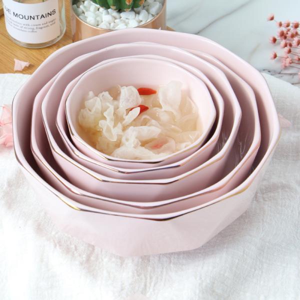 Nordic Noodle Porcelain Dessert Bowls Dishwasher Safe