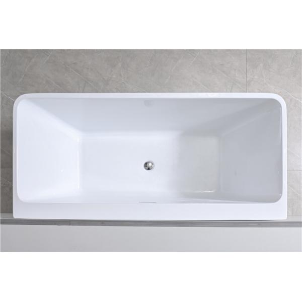 Egg Shaped Acrylic Bathroom Freestanding Bath Tub High Glossy 1600