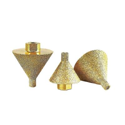Vacuum Brazed Diamond Chamfer Bit M14 M10 Diamond Beveling Chamfer Bits