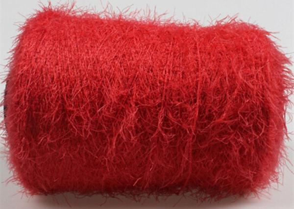 Fio para confecção de malhas extravagante 7S da pena de nylon macia colorido para a roupa, amostra grátis