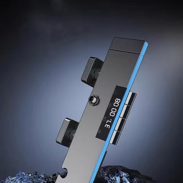 Bathroom Wash LED Digital Shower Mixer with Chrome Finish and Thermostatic System
