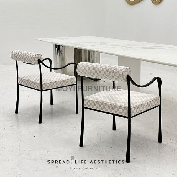 Modern Designer Wabi-Sabi Chair Handmade Tufted Villa Living Room Furniture for Home Dining or Hotel Use