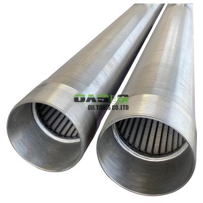 OASIS Premium Wedge Wire Water Well Screen – 6 5/8 OD, SS304L, 0.5mm Slot, STC Ends, 5.76m Length