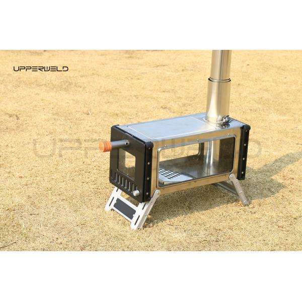 Общая наружная среда Небольшая древесная печь из нержавеющей стали с дымовой трубой