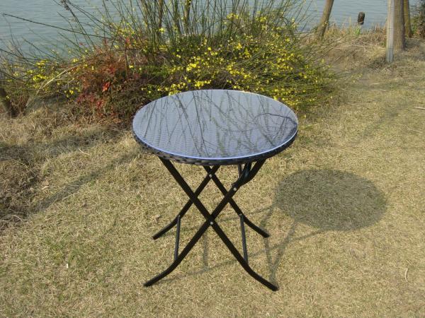 Pool / Beach Leisure Resin Wicker Chair Set With Aluminum Frame