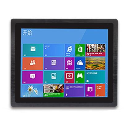 Monitor de alta luminosidade 12 polegadas LCD 12V 24V VGA DVI externo capacitivo touch screen monitor para HMI PLC OEM