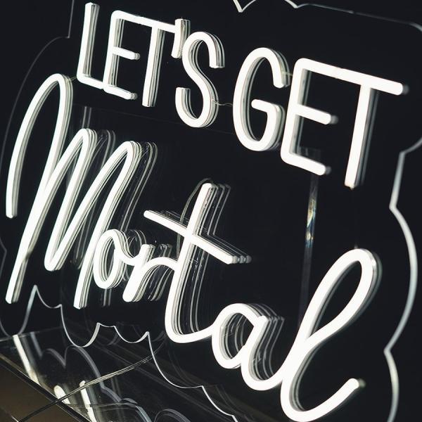 2- Design Custom Made Flexible Strip Lamp Lighting Tattoo Name Gaming Logo Studio LED Neon Sign
