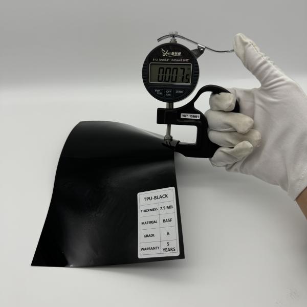 High Stretchable Black PPF Film Thermal Insulation Black Paint Protection Film TPU-BLACK