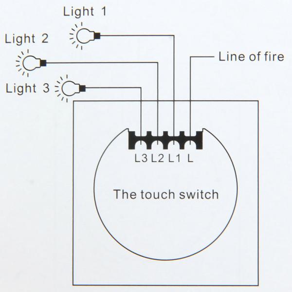1/2/3 Gang 1 Way Touch Switch LED Light Switch Touch Screen Switch Wall Recessed Glass Panel Control AC 220V EU UK