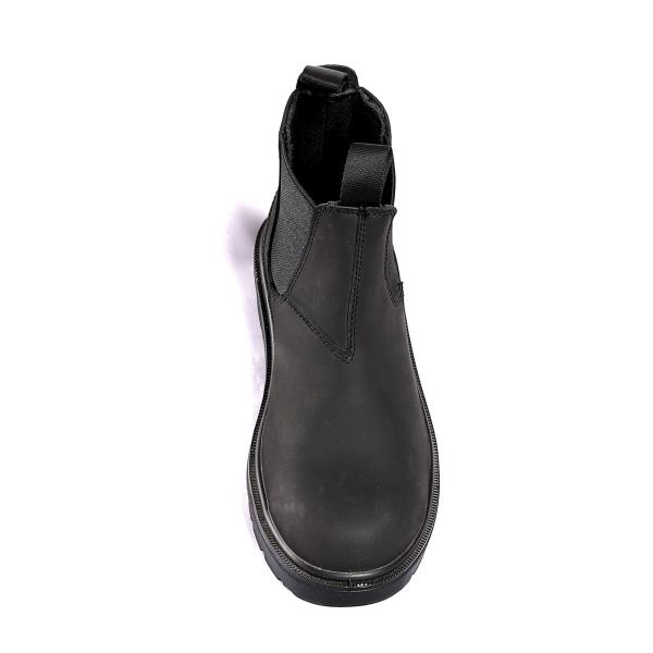 Bottes de sécurité de type orteil en acier avec semelle extérieure en PU à double densité et fabrication chaussures imperméables à l'eau de haute qualité