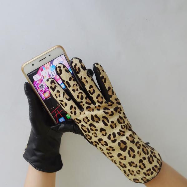 Fashion Touchscreen Winter Gloves , Comfortable Womens Leather Dress Gloves