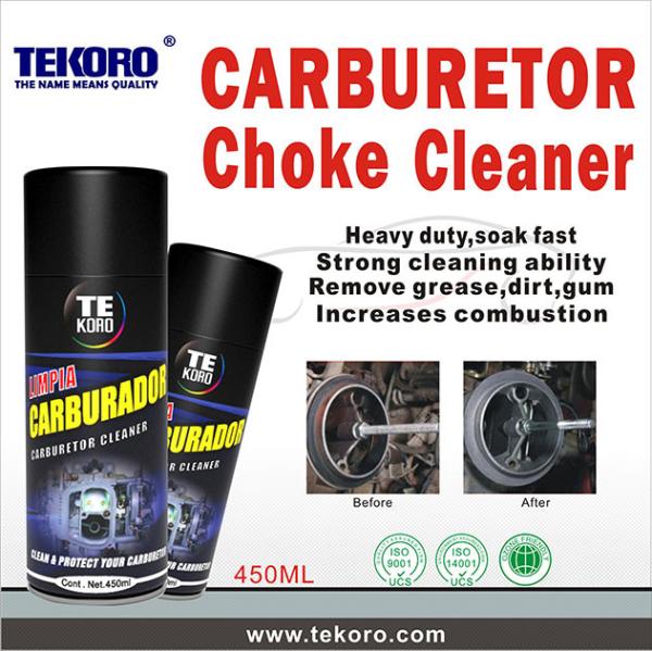 Carburateur, aérosol de nettoyage du corps de l'asphyxie et de l'accélérateur