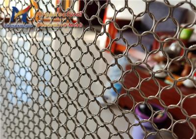 Metal decorativo Mesh Sheets de Ring Mesh Curtain Divider 20mm da alameda