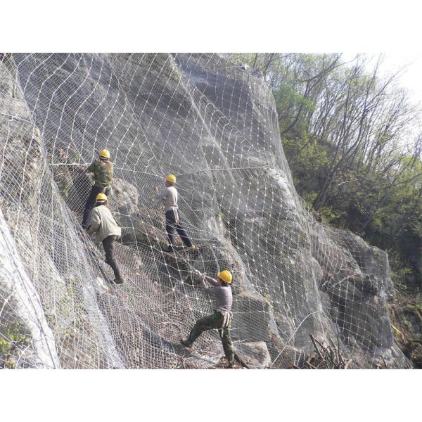 3.0 Mm 38 X 38 Mm Stainless Steel Cable Mesh For Safety Protection