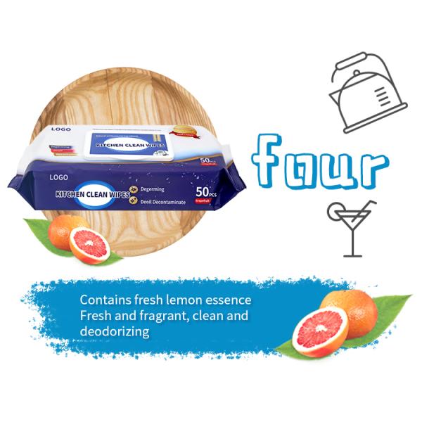 Очищать домочадца влажный обтирает ткань кухни быстрый и легкий очистите