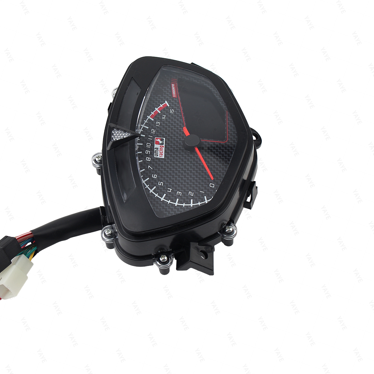 Motorcycle odometer, motorcycle LCD RPM speedometer, motorcycle tachometer/multi-color display. For Y135 LC V1/Jupiter MX Sniper.