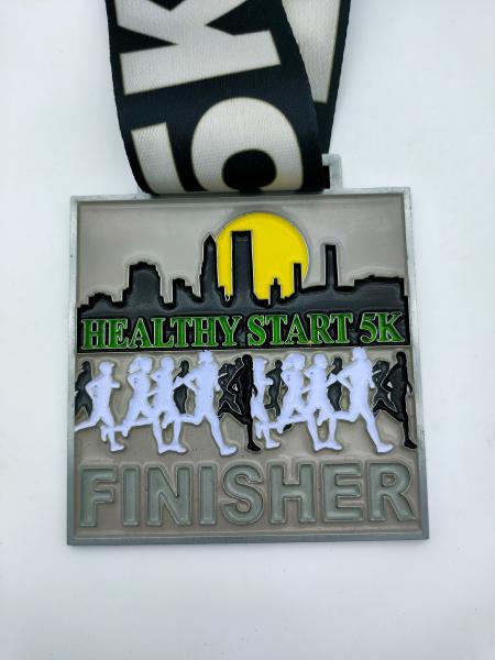 Colour filling Metal Medals For Schools Laser engraving text And Logo