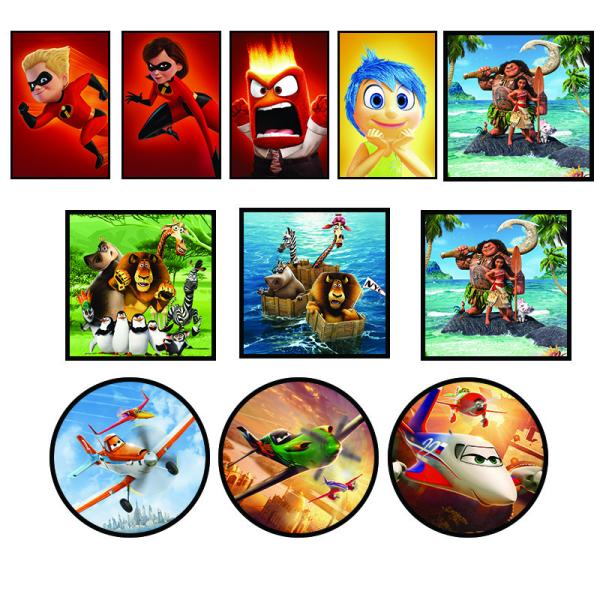 Eco Friendly 3D Lenticular Printing Service Thermal On Textile Soft Material