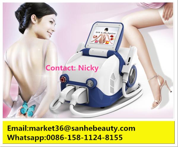 2016 ipl shr laser hair removal machine / ipl shr UK lamp