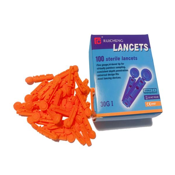 30g Needle Sterile Safety Disposable Medical Twist Blood Lancet