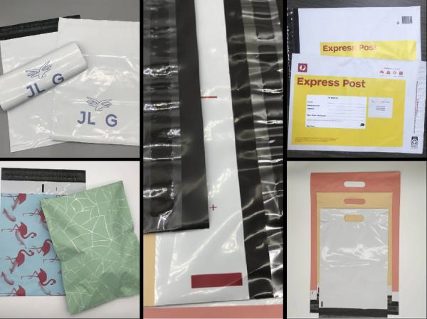 Compostable Waterproof Eco Poly Mailers Strong Adhesive With Logo