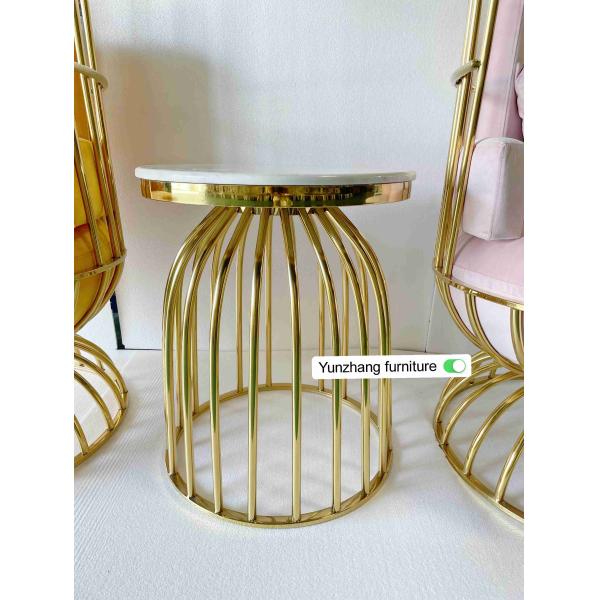 Удобная нержавеющая сталь стула Birdcage золота металла для банкета гостиницы
