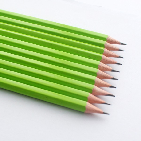 Hot selling China pencil presharpened 12pcs wood hb pencil with closed head