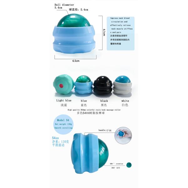 Горячая холодная таможня ролика шарика массажа ноги с завальцовкой логотипа