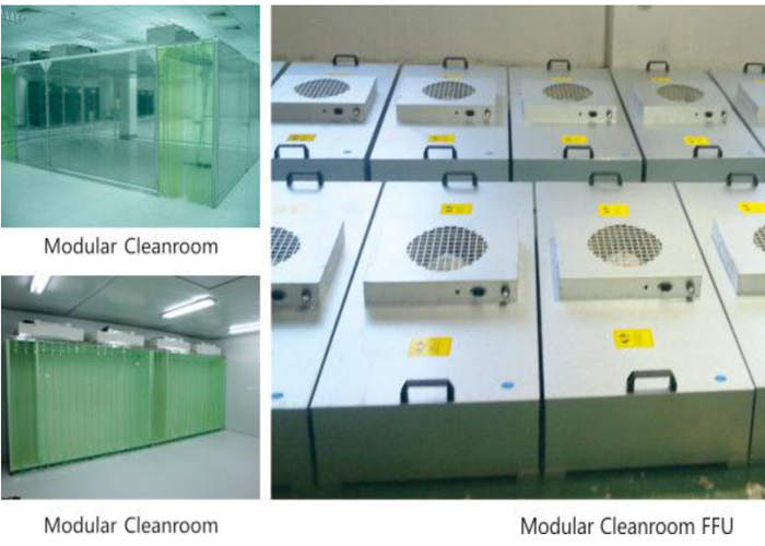 Class100-Class100000 Modular Cleanroom with Fan Filter Units (FFU) and Anti-Static Material Softwall Cleanroom