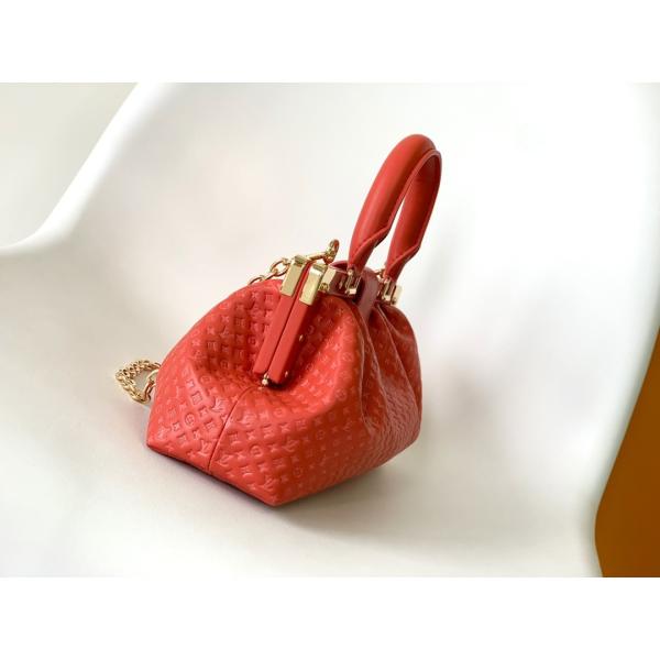 Sac d'embrayage personnalisé de monogramme de cuir de vachette Louis Vuitton M45571