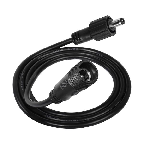 Waterproof Male to Female DC Jack 5.5x2.1mm 5.5x2.5mm 3.5x1.35mm Power Extension Cable for LED Light