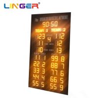 Tableau indicateur imperméable de basket-ball d'IP65 LED avec le logo de club