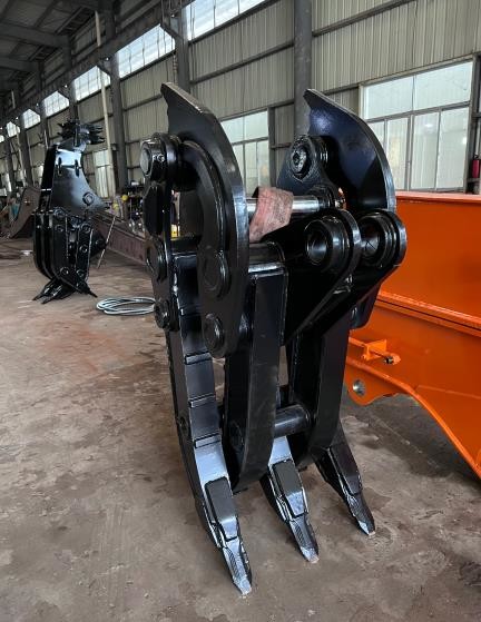 CE Antiwear Mechanical Grab For Excavator ,  Jcb Liebherr Scrap Metal Grab