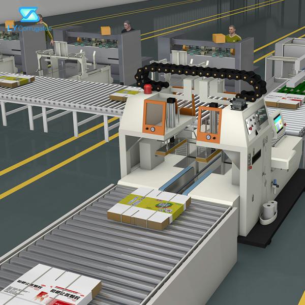 300mm Automatic Carton Box Packing Machine , Paper Bundle Packing Machine