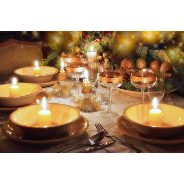 A200 Wooden Frame Candles Canvas Electronic Spray Painting Lighted Wall Art